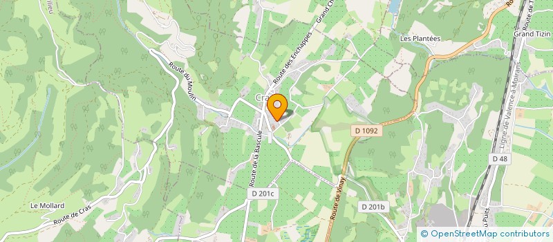 localisation de l'entreprise CHOROT DAGUET MONTAUD CDM à MONTAUD