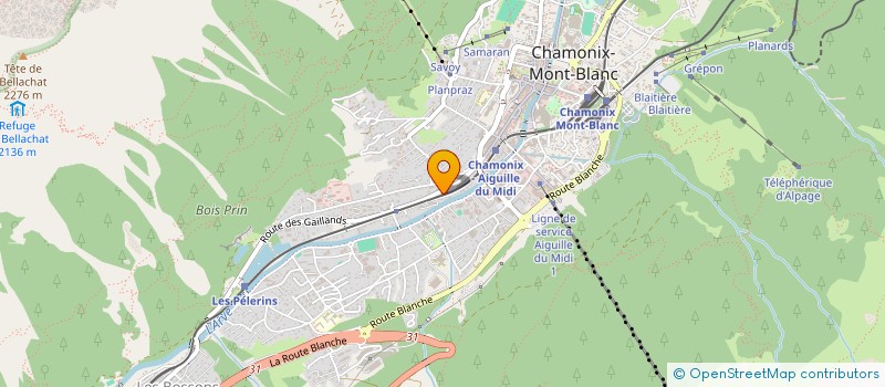 localisation de l'entreprise CHORTUS  CHAMONIX-MONT-BLANC