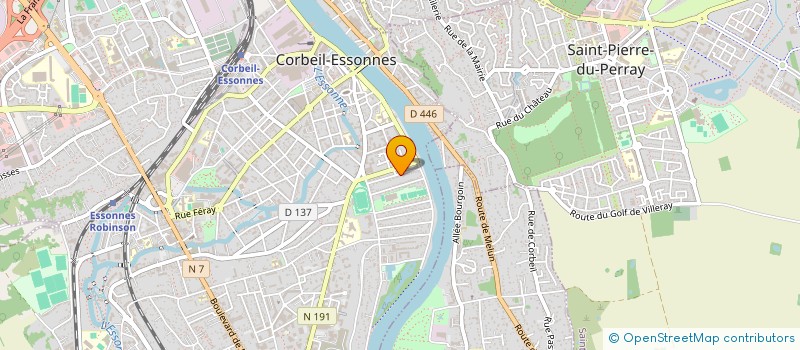 localisation de l'entreprise CHORUS à CORBEIL-ESSONNES