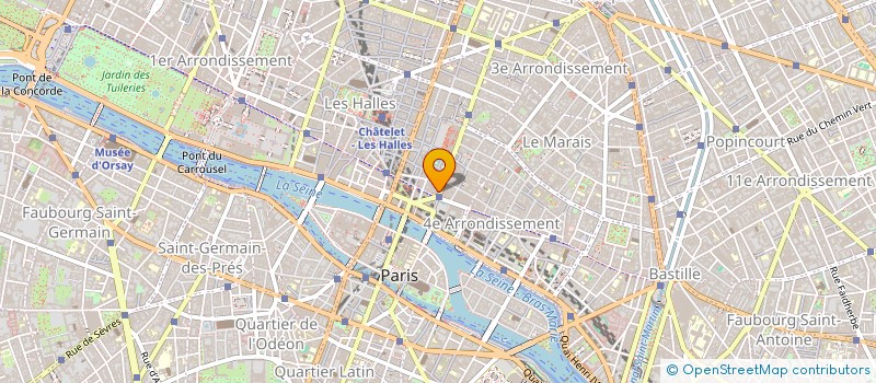 localisation de l'entreprise CHORUS  PARIS