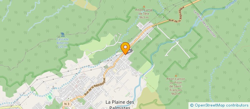localisation de l'entreprise CHORUS à LA PLAINE-DES-PALMISTES