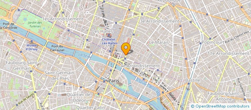 localisation de l'entreprise CHORUS à PARIS