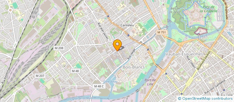 localisation de l'entreprise CHORUS à LILLE