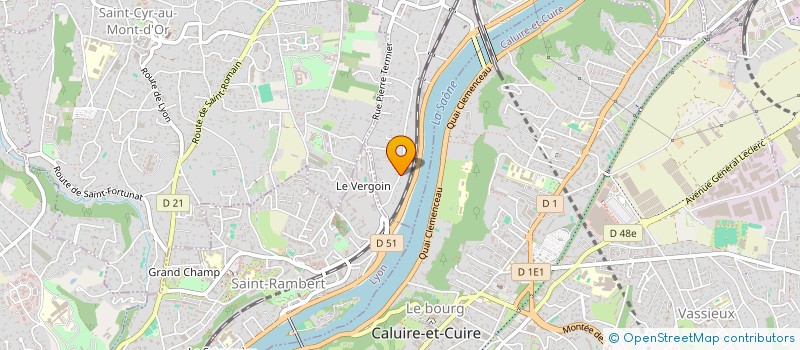 localisation de l'entreprise CHORUS  COLLONGES-AU-MONT-D'OR