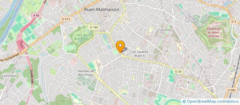 localisation de l'entreprise CHORUS à RUEIL-MALMAISON