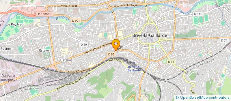 localisation de l'entreprise CHORUS LOCA  BRIVE-LA-GAILLARDE