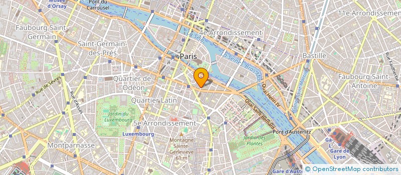 localisation de l'entreprise CHORUS PRODUCTIONS à PARIS