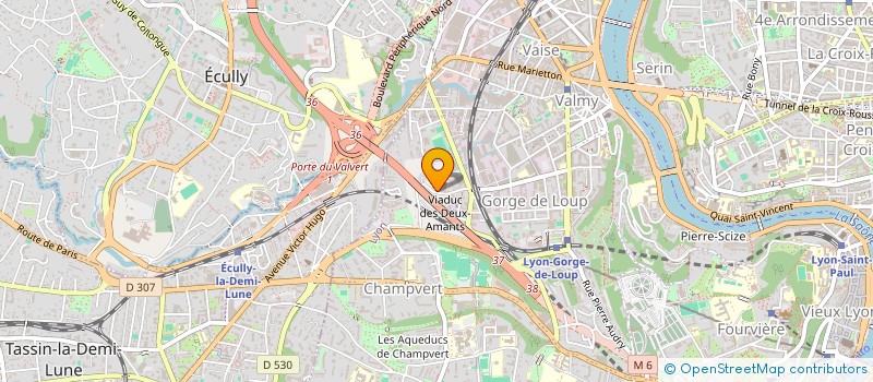 localisation de l'entreprise CHOSALLAND EQUIPEMENT à LYON