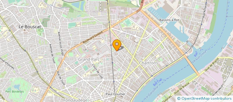 localisation de l'entreprise CHOSE FABULEUSE  BORDEAUX