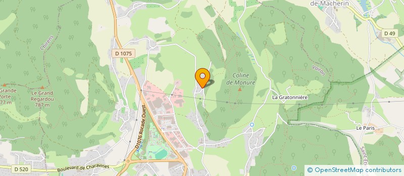 localisation de l'entreprise CHOSSAT IMMO  VOIRON