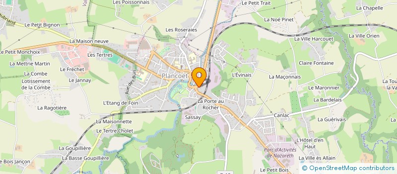 localisation de l'entreprise CHOTARD & ASSOCIES  PLANCOET