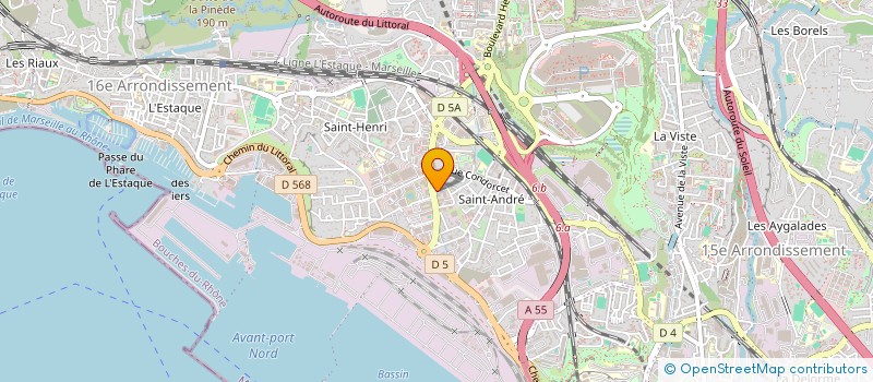 localisation de l'entreprise CHOTEAU FABRE CORONA BERNARDI à MARSEILLE