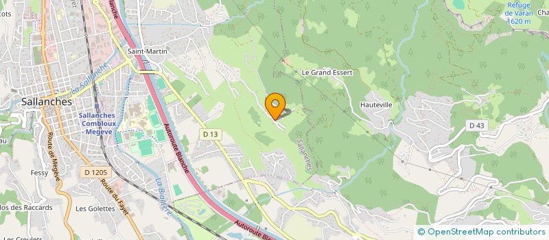 localisation de l'entreprise CHOTEL VONFELD à SALLANCHES
