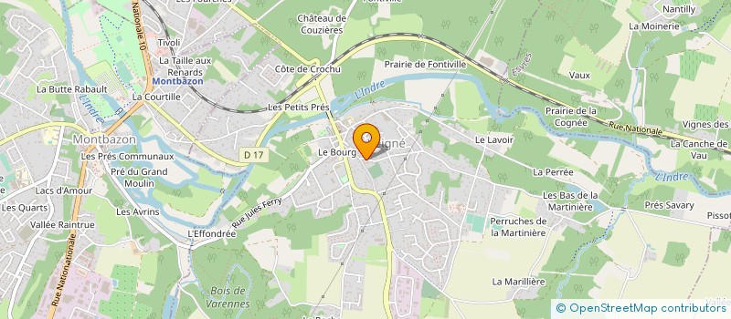 localisation de l'entreprise CHOTTIN FRERES à VEIGNE