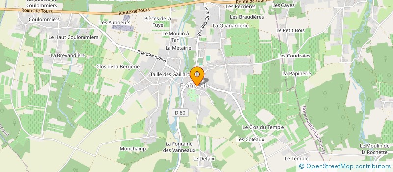 localisation de l'entreprise CHOTTIN PLUS à CHENONCEAUX