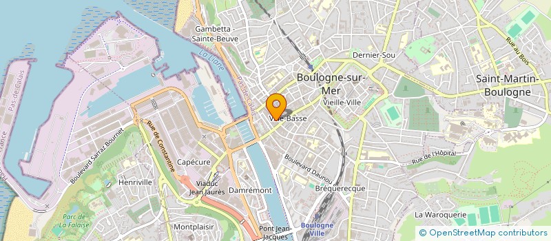 localisation de l'entreprise CHOU CHOUZE à BOULOGNE-SUR-MER