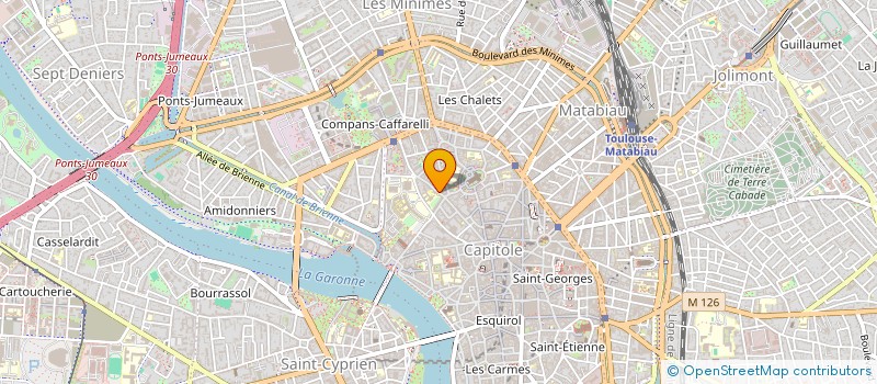 localisation de l'entreprise CHOU DOUX  TOULOUSE