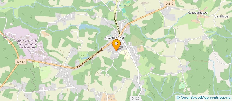 localisation de l'entreprise CHOUAN IMMO  SAINT-MARTIN-DE-SEIGNANX