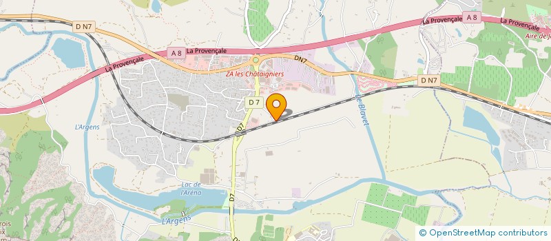 localisation de l'entreprise CHOUBALAK  ROQUEBRUNE-SUR-ARGENS