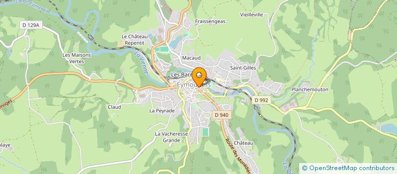 localisation de l'entreprise CHOUBEURREPOMME à EYMOUTIERS
