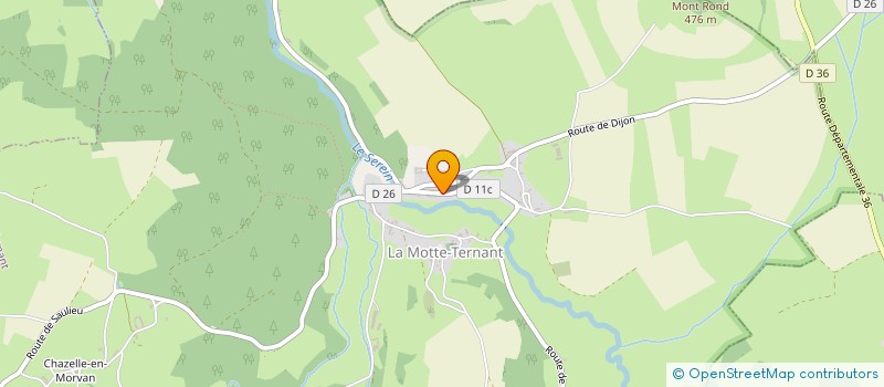 localisation de l'entreprise CHOUBLEY  LA MOTTE-TERNANT