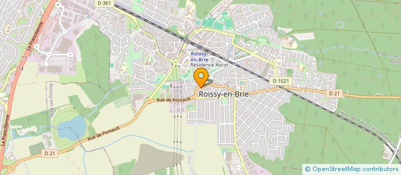 localisation de l'entreprise CHOUCHEN  ROISSY EN BRIE