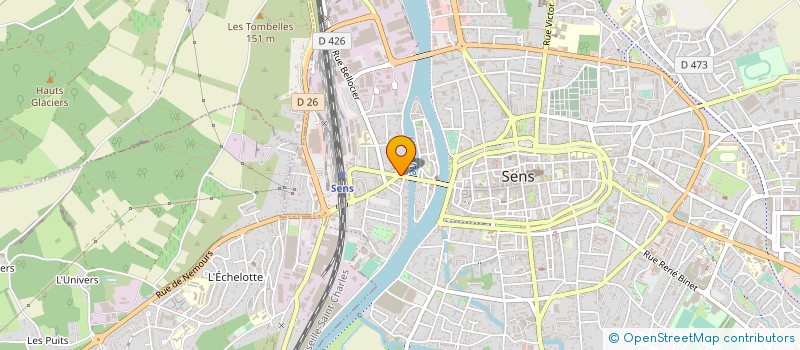 localisation de l'entreprise CHOUCHOU 1  SENS