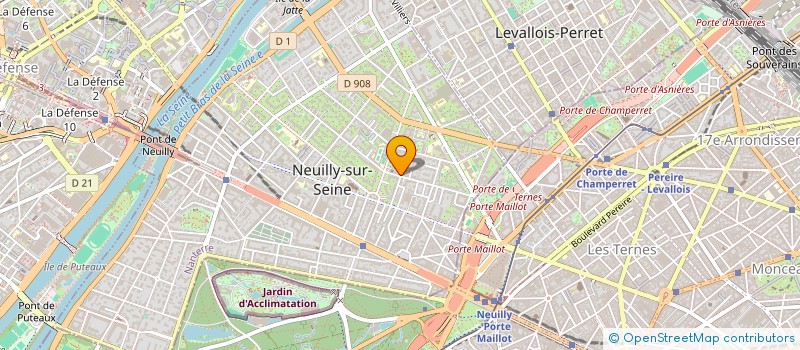 localisation de l'entreprise CHOUCHOU à NEUILLY-SUR-SEINE