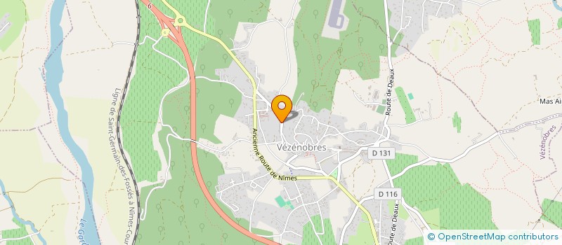 localisation de l'entreprise CHOUCHOU  VEZENOBRES