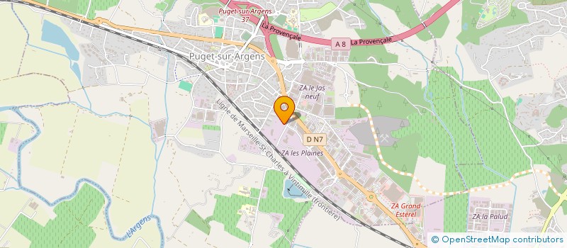 localisation de l'entreprise CHOUCHOU  PUGET-SUR-ARGENS