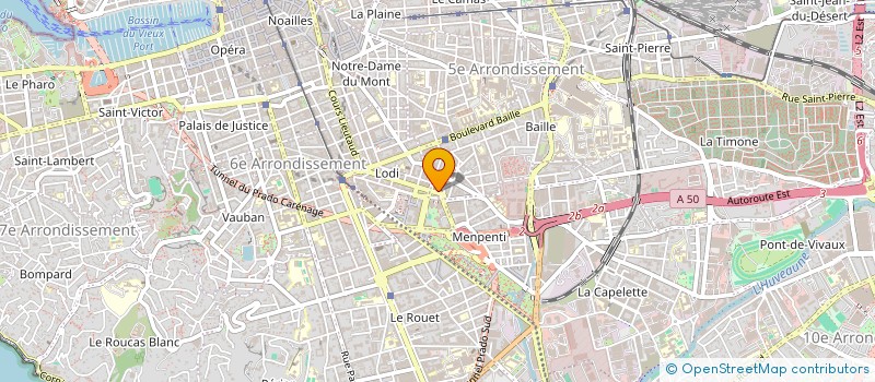 localisation de l'entreprise CHOUCHOU COLOR à MARSEILLE