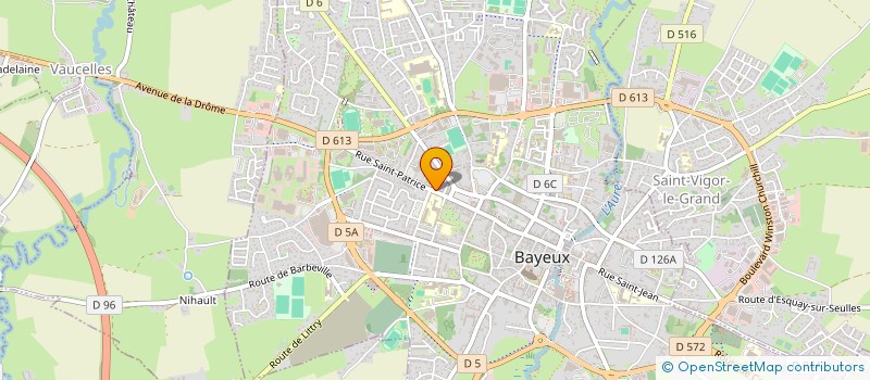 localisation de l'entreprise CHOUCHOU ET CAMOMILLE à BAYEUX