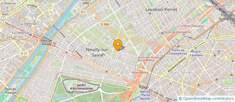 localisation de l'entreprise CHOUCHOUNETTE à NEUILLY-SUR-SEINE