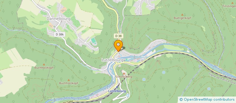 localisation de l'entreprise CHOUCHOUS  LUTZELBOURG