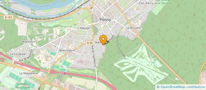 localisation de l'entreprise CHOUCHOUTE 974  POISSY