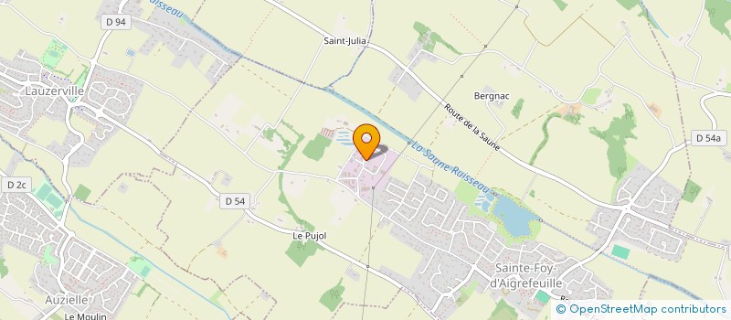 localisation de l'entreprise CHOUCROUTE ROSE  SAINTE-FOY-D'AIGREFEUILLE