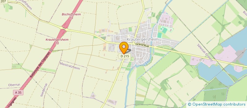 localisation de l'entreprise CHOUCROUTERIE MEYER WAGNER à KRAUTERGERSHEIM