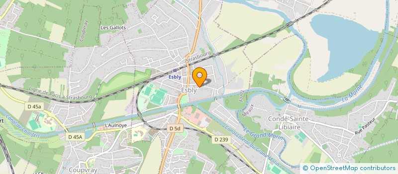 localisation de l'entreprise CHOUDINES à ESBLY