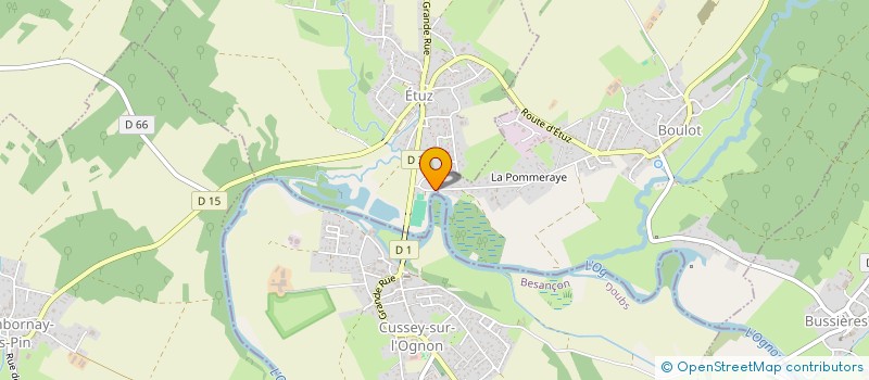 localisation de l'entreprise CHOUDOUGA  ETUZ