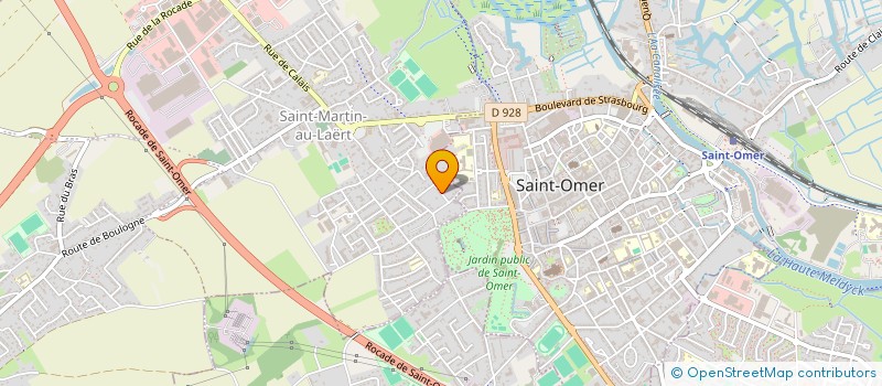 localisation de l'entreprise CHOUET VAISSELIER AUDOMAROIS à SAINT-MARTIN-LEZ-TATINGHEM