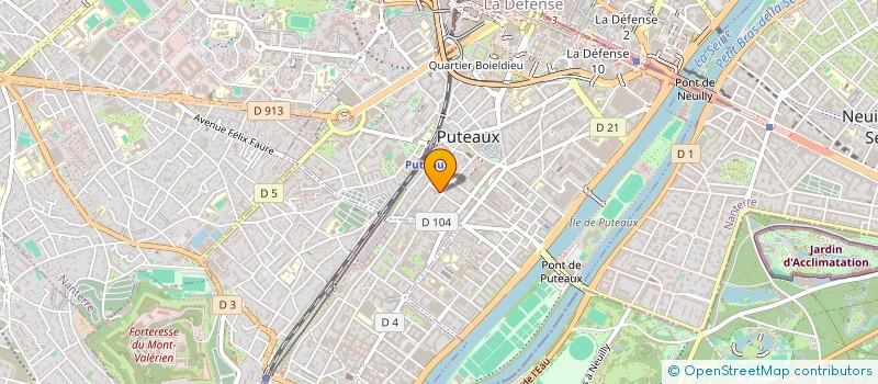 localisation de l'entreprise CHOUETTE à PUTEAUX