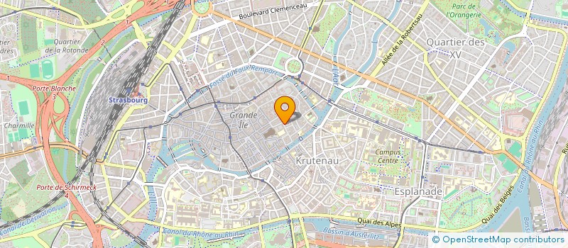 localisation de l'entreprise CHOUETTE à STRASBOURG