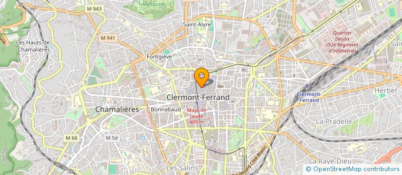 localisation de l'entreprise CHOUETTE !  CLERMONT-FERRAND