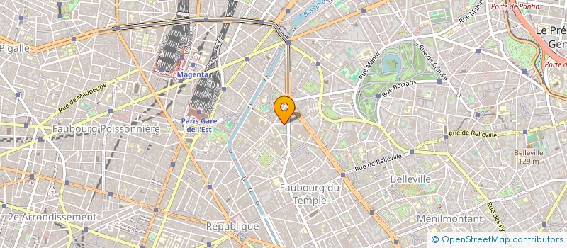 localisation de l'entreprise CHOUETTE à PARIS