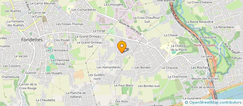 localisation de l'entreprise CHOUETTE CHAUFFEUR à FONDETTES