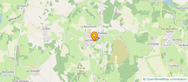 localisation de l'entreprise CHOUETTE CHIEN BLEU à NAILLAT