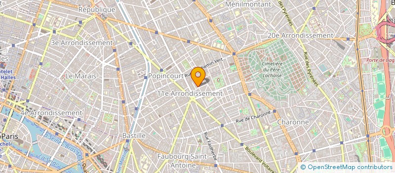 localisation de l'entreprise CHOUETTE CONSEIL  PARIS