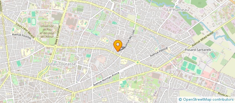 localisation de l'entreprise CHOUETTE SOLENE à PAU