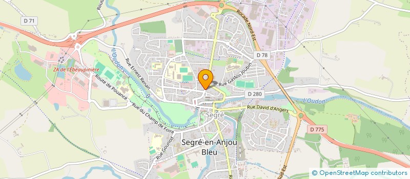 localisation de l'entreprise CHOUETTES FAMILLES à SEGRE-EN-ANJOU BLEU