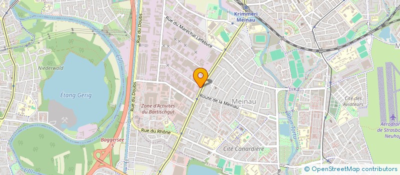 localisation de l'entreprise CHOUETTHE à STRASBOURG